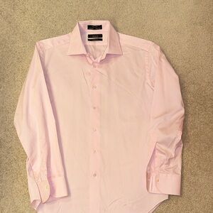 Saks Fifth Avenue Light Pink Dress Shirt